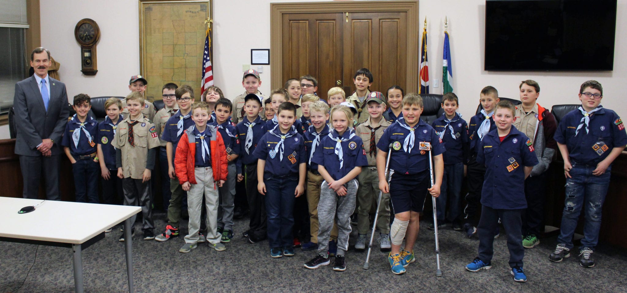 Hudson Ohio Cub Scouts Visit City Hall